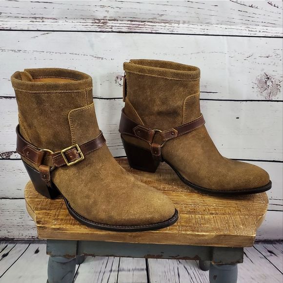 Ariat Shoes - ARIAT Two24 Segovia Brown Leather Ankle Boots Size 8B With Removable Harness